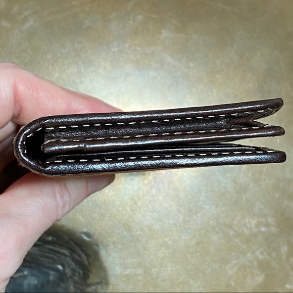 Mens COACH Wallet Business Credit Card Bifold Logo - Picture 10 of 11